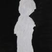 2013 - Vierge blanche - Acrylique sur toile et collage 80x80